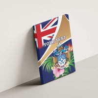 Personalized Tristan da Cunha Canvas Wall Art Coat Of Arms - Flag Style