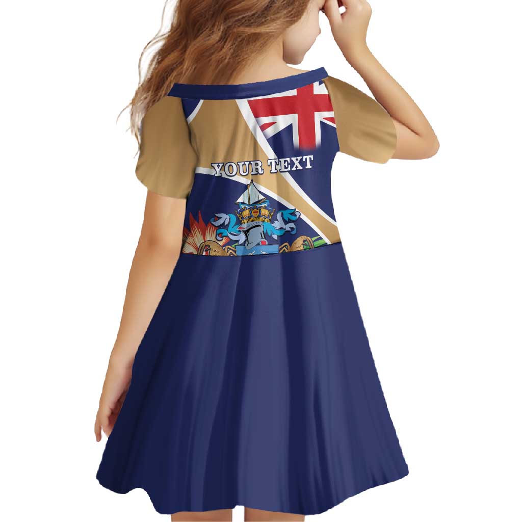 Personalized Tristan da Cunha Family Matching Off Shoulder Maxi Dress and Hawaiian Shirt Coat Of Arms - Flag Style