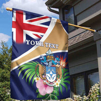 Personalized Tristan da Cunha Garden Flag Coat Of Arms - Flag Style