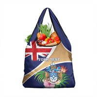 Personalized Tristan da Cunha Grocery Bag Coat Of Arms - Flag Style