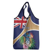 Personalized Tristan da Cunha Grocery Bag Coat Of Arms - Flag Style