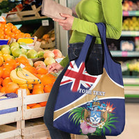 Personalized Tristan da Cunha Grocery Bag Coat Of Arms - Flag Style