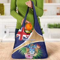 Personalized Tristan da Cunha Grocery Bag Coat Of Arms - Flag Style