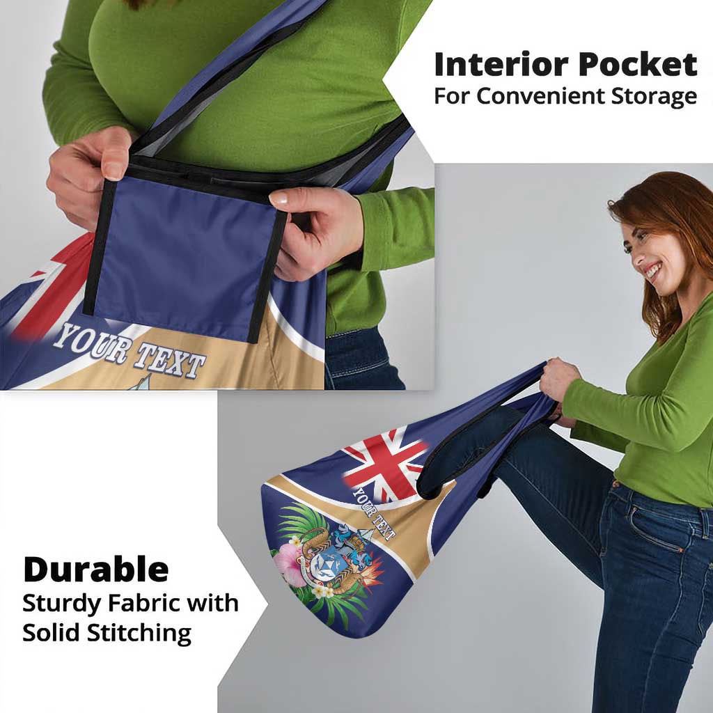 Personalized Tristan da Cunha Grocery Bag Coat Of Arms - Flag Style