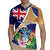 Personalized Tristan da Cunha Rugby Jersey Coat Of Arms - Flag Style