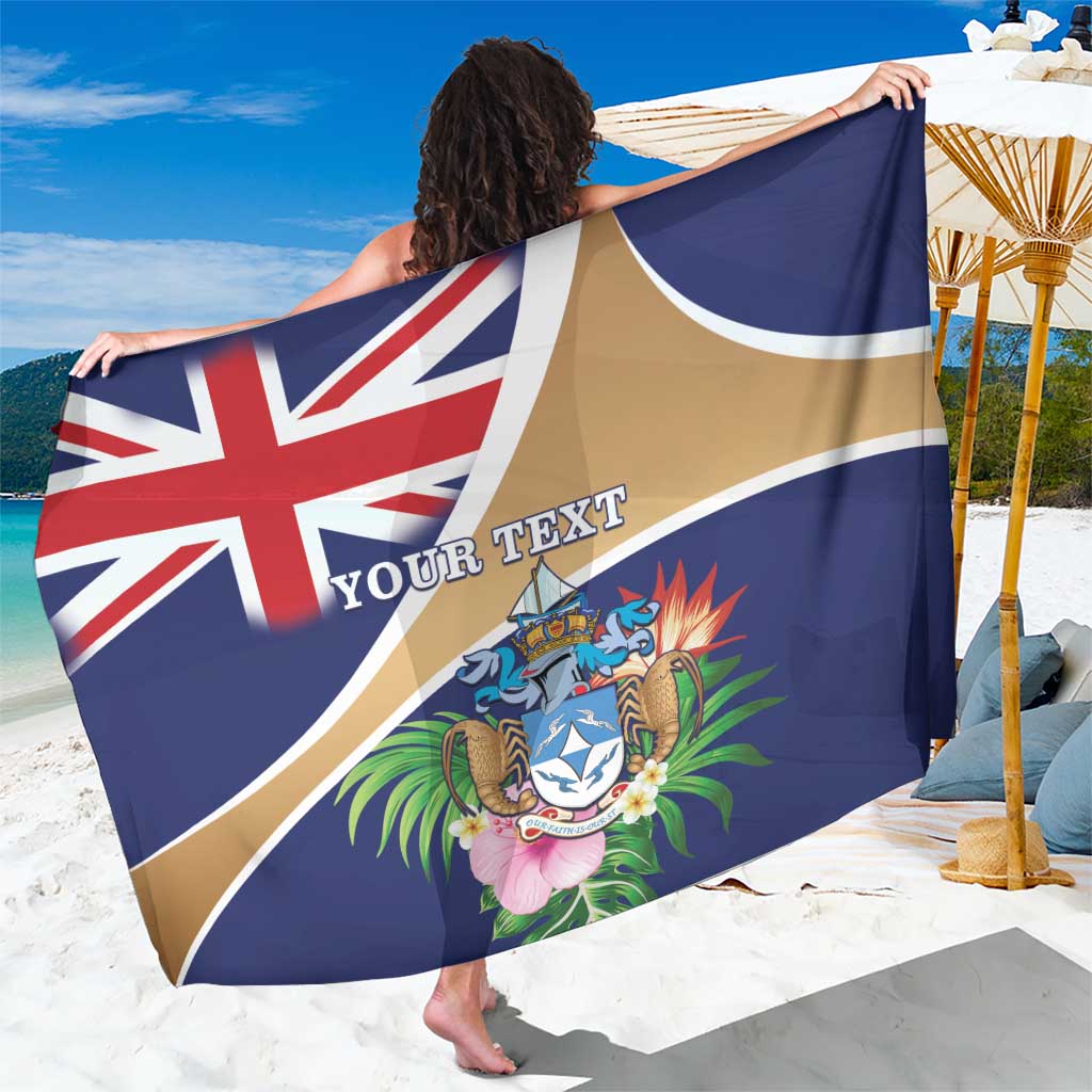 Personalized Tristan da Cunha Sarong Coat Of Arms - Flag Style