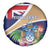 Personalized Tristan da Cunha Spare Tire Cover Coat Of Arms - Flag Style