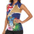 Personalized Tristan da Cunha Women Sleeveless Polo Shirt Coat Of Arms - Flag Style