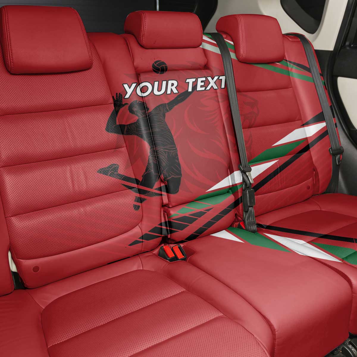 Custom Kenya Volleyball Back Car Seat Cover We Are Champions