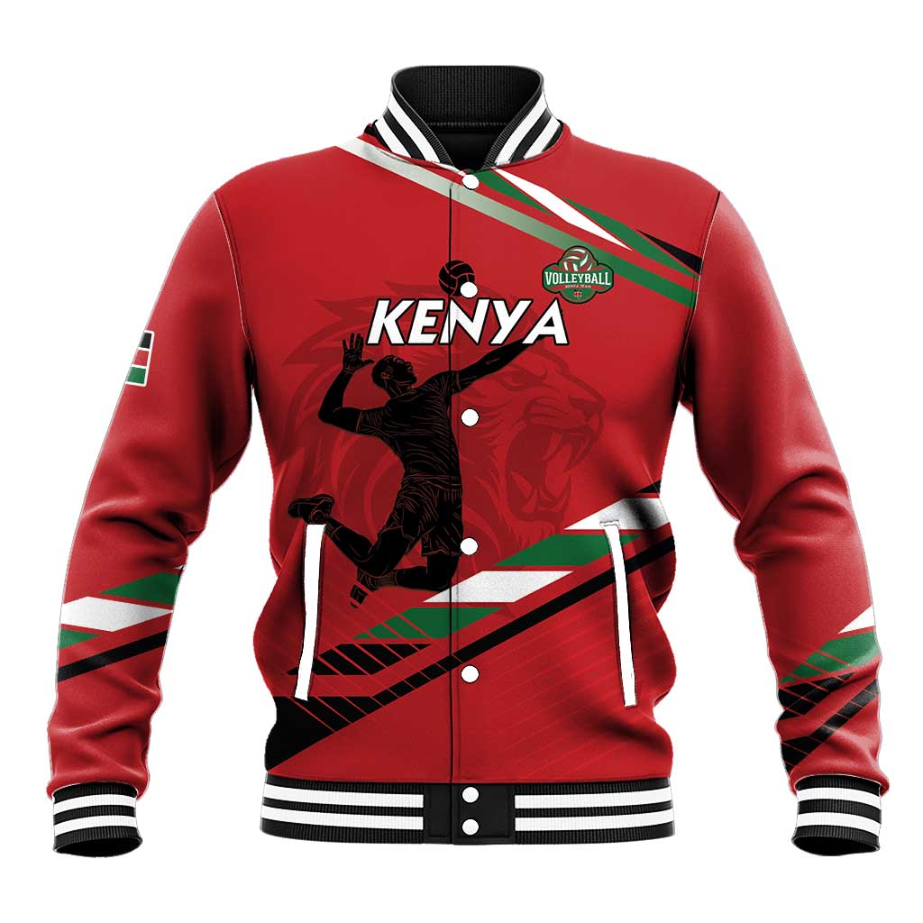Custom Kenya Volleyball Baseball Jacket We Are Champions