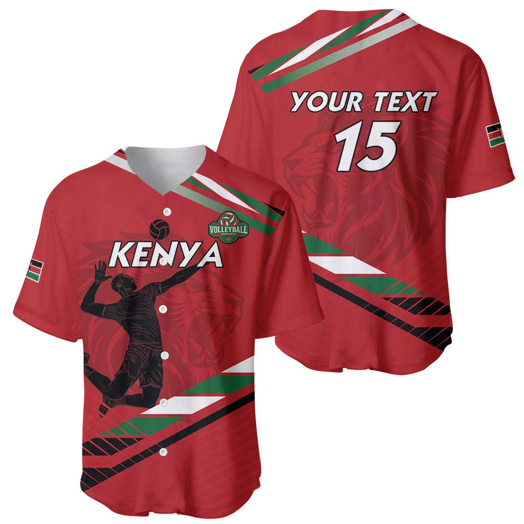 Custom Kenya Volleyball Baseball Jersey We Are Champions