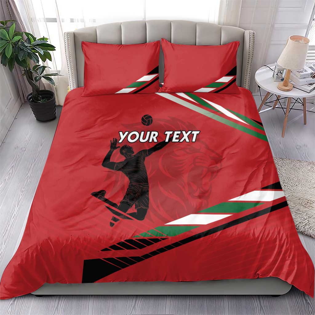 Custom Kenya Volleyball Bedding Set We Are Champions