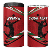 Custom Kenya Volleyball 4 in 1 Can Cooler Tumbler We Are Champions