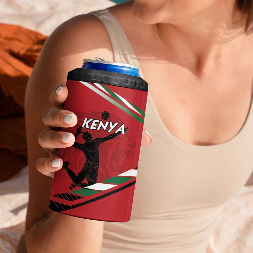 Custom Kenya Volleyball 4 in 1 Can Cooler Tumbler We Are Champions