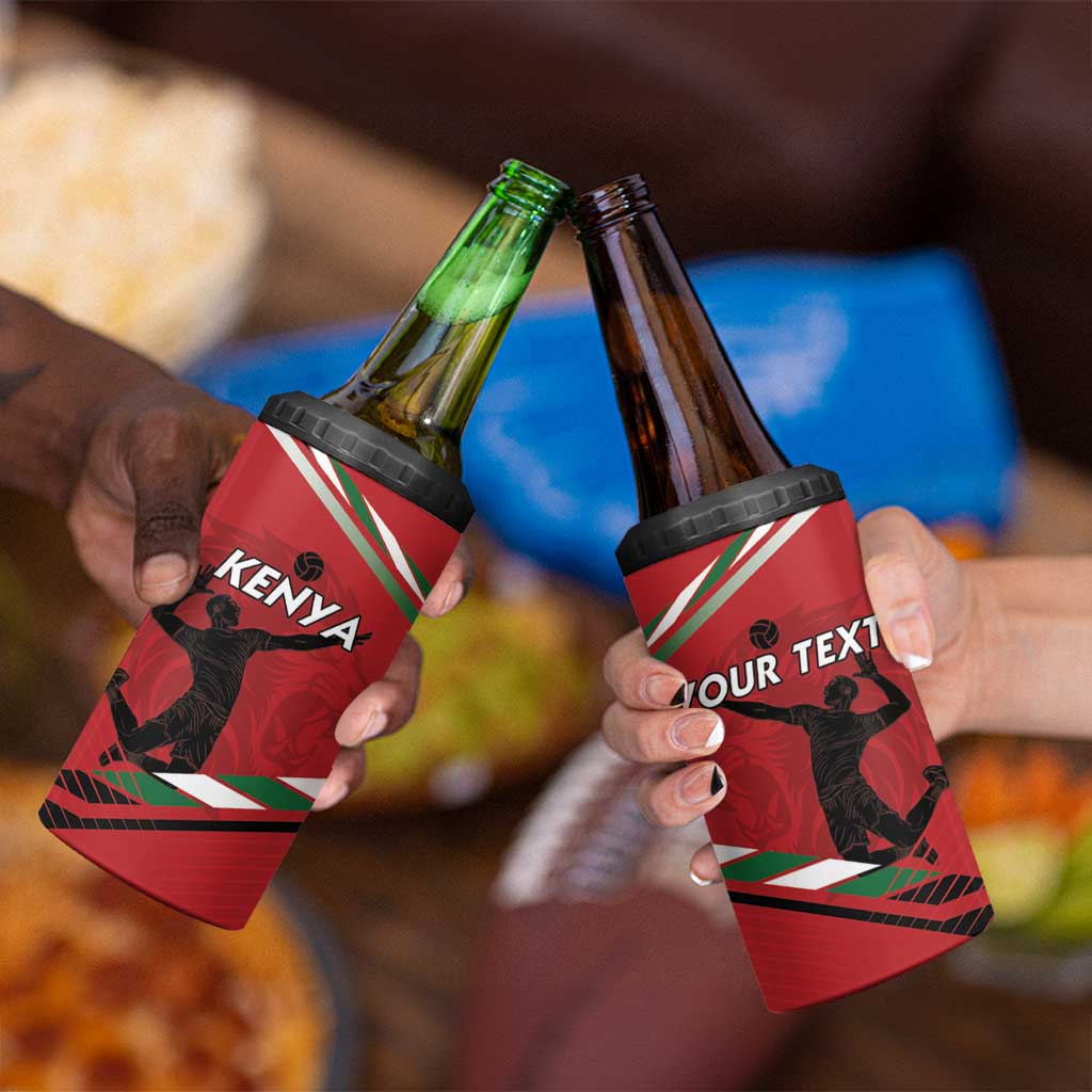 Custom Kenya Volleyball 4 in 1 Can Cooler Tumbler We Are Champions