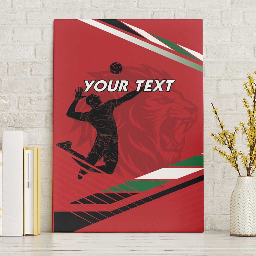 Custom Kenya Volleyball Canvas Wall Art We Are Champions