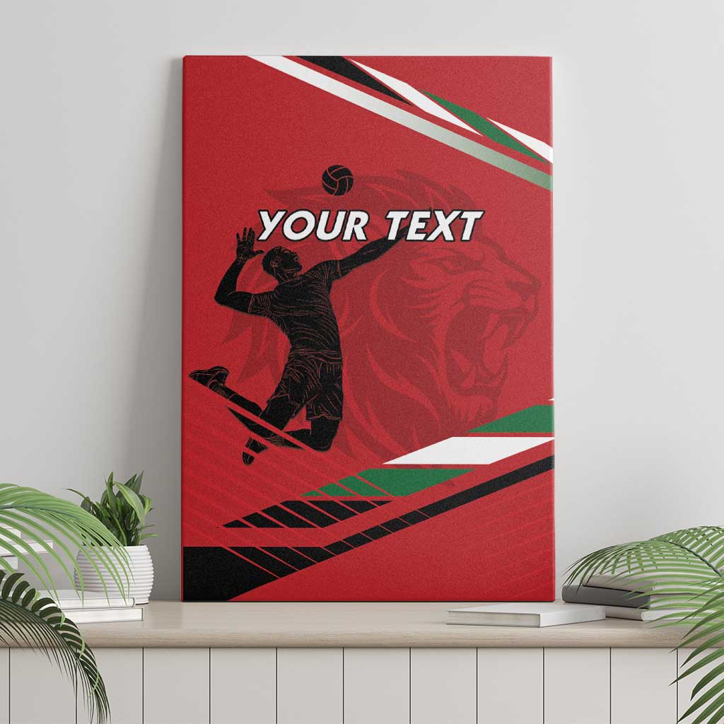 Custom Kenya Volleyball Canvas Wall Art We Are Champions