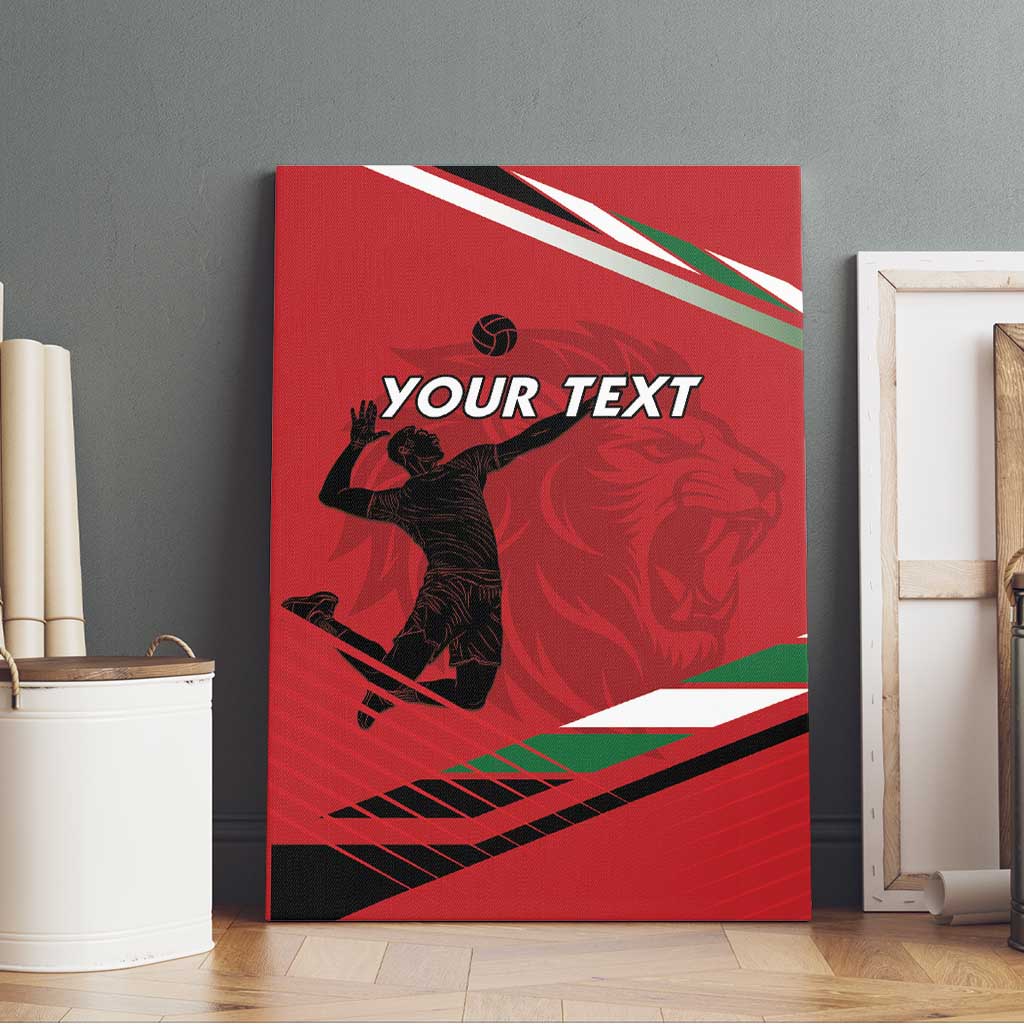 Custom Kenya Volleyball Canvas Wall Art We Are Champions