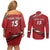 Custom Kenya Volleyball Couples Matching Off Shoulder Short Dress and Long Sleeve Button Shirt We Are Champions