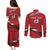 Custom Kenya Volleyball Couples Matching Puletasi and Long Sleeve Button Shirt We Are Champions