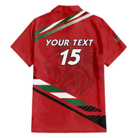 Custom Kenya Volleyball Family Matching Short Sleeve Bodycon Dress and Hawaiian Shirt We Are Champions