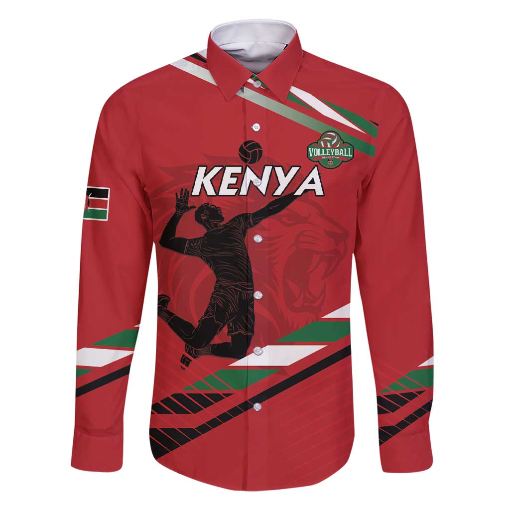 Custom Kenya Volleyball Family Matching Short Sleeve Bodycon Dress and Hawaiian Shirt We Are Champions