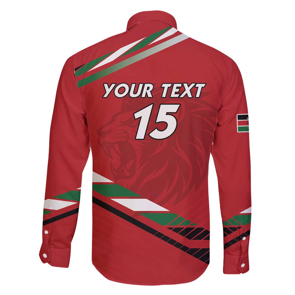 Custom Kenya Volleyball Family Matching Short Sleeve Bodycon Dress and Hawaiian Shirt We Are Champions