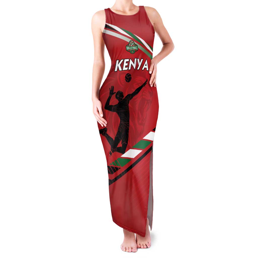 Custom Kenya Volleyball Family Matching Tank Maxi Dress and Hawaiian Shirt We Are Champions