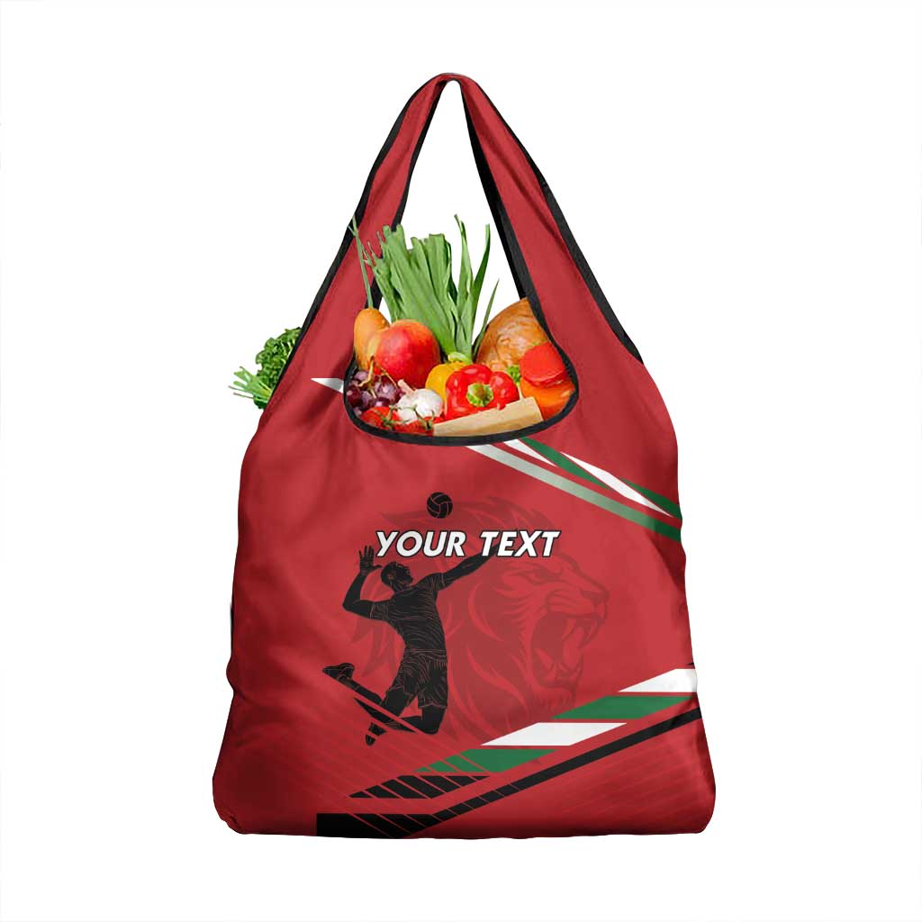 Custom Kenya Volleyball Grocery Bag We Are Champions