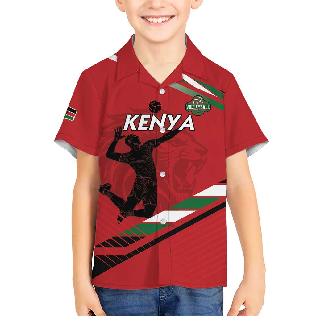 Custom Kenya Volleyball Kid Hawaiian Shirt We Are Champions