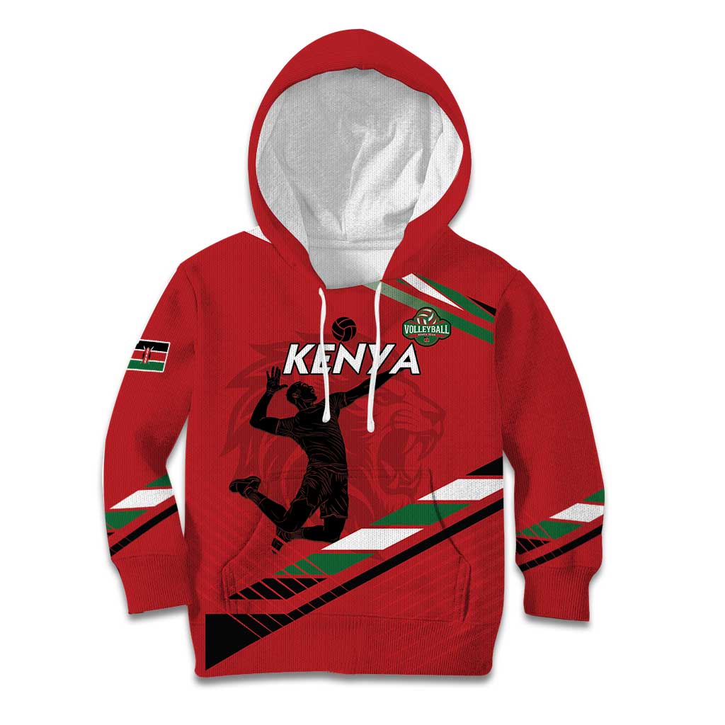 Custom Kenya Volleyball Kid Hoodie We Are Champions