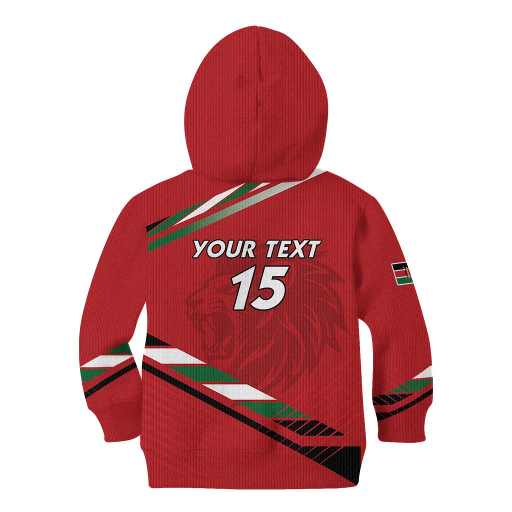 Custom Kenya Volleyball Kid Hoodie We Are Champions