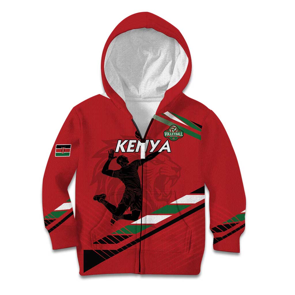 Custom Kenya Volleyball Kid Hoodie We Are Champions
