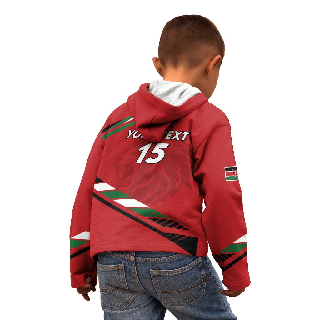 Custom Kenya Volleyball Kid Hoodie We Are Champions