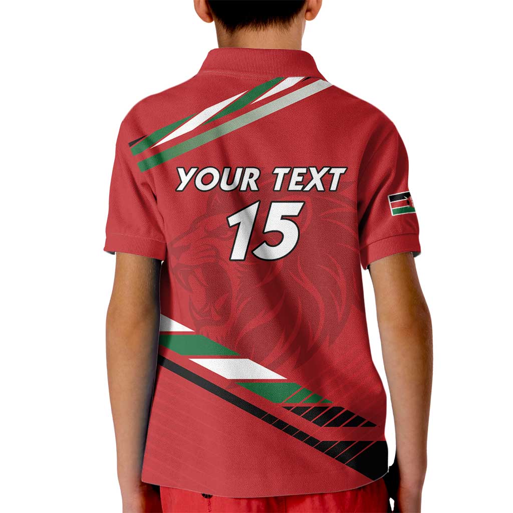 Custom Kenya Volleyball Kid Polo Shirt We Are Champions