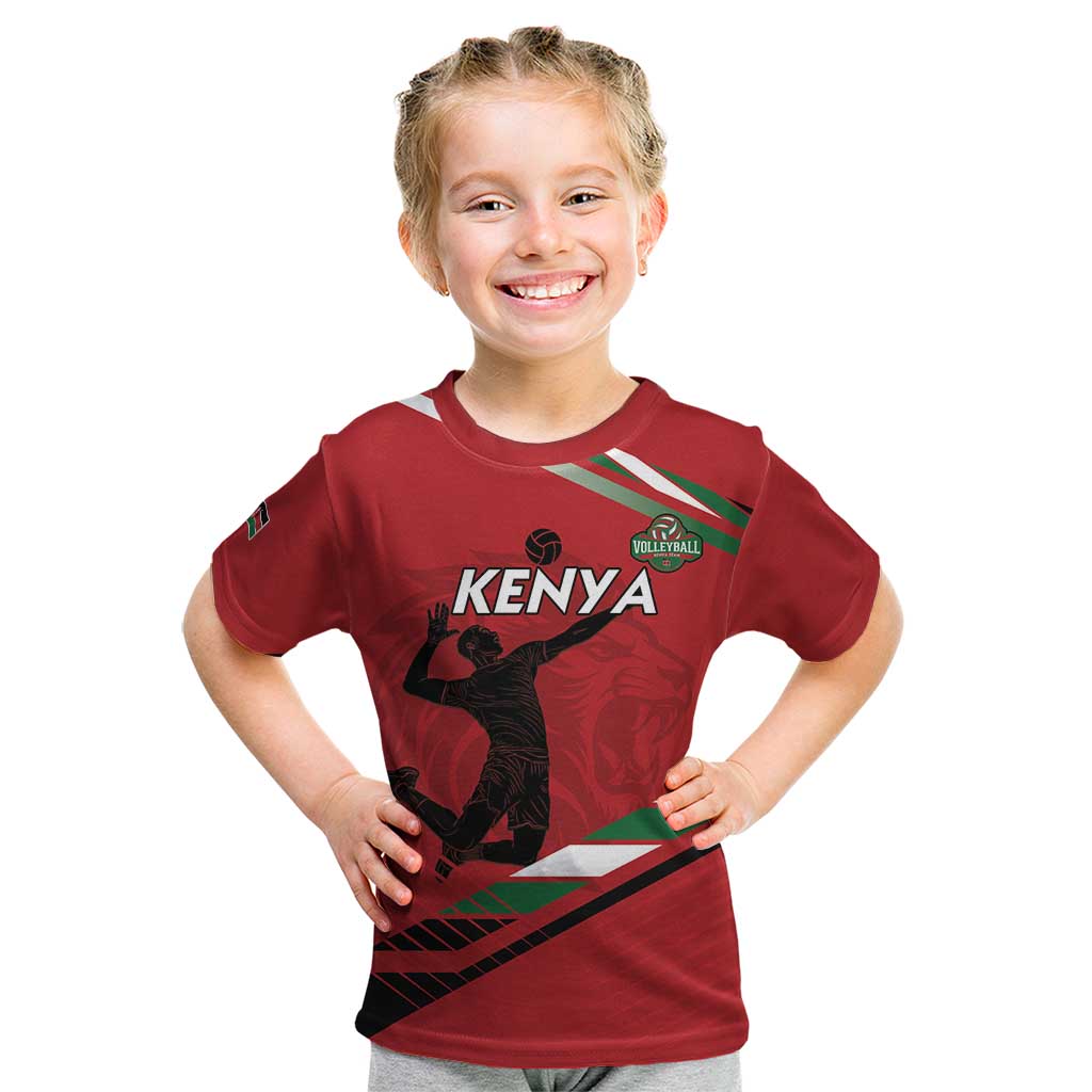 Custom Kenya Volleyball Kid T Shirt We Are Champions
