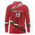 Custom Kenya Volleyball Long Sleeve Polo Shirt We Are Champions
