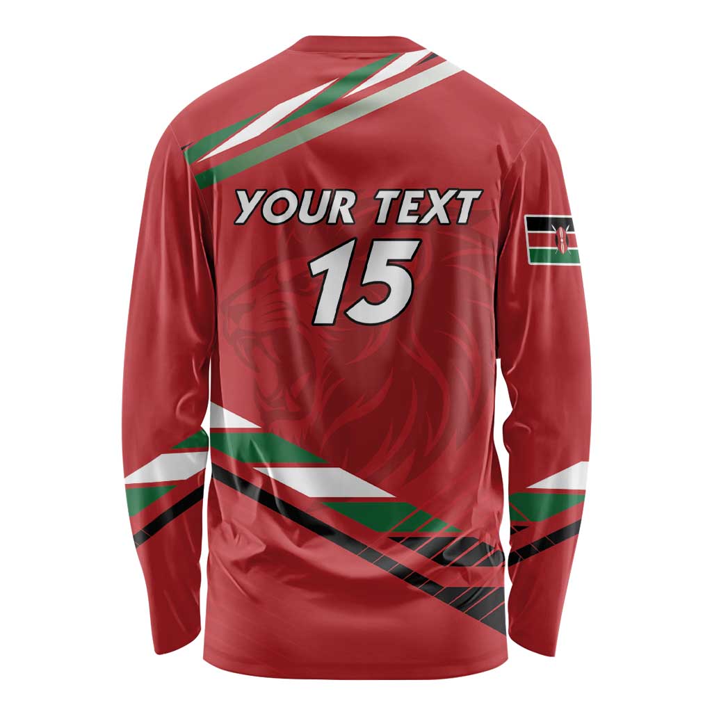 Custom Kenya Volleyball Long Sleeve Shirt We Are Champions