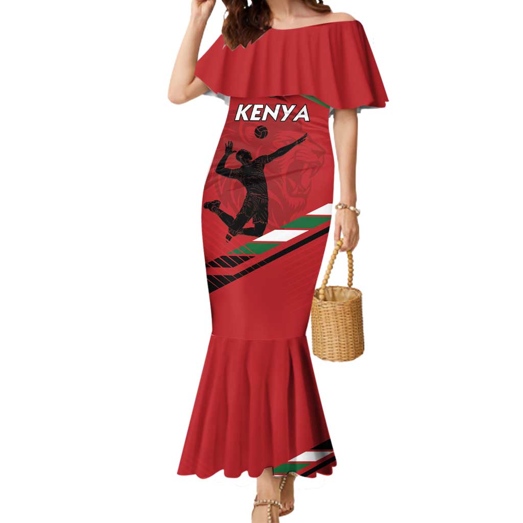 Custom Kenya Volleyball Mermaid Dress We Are Champions