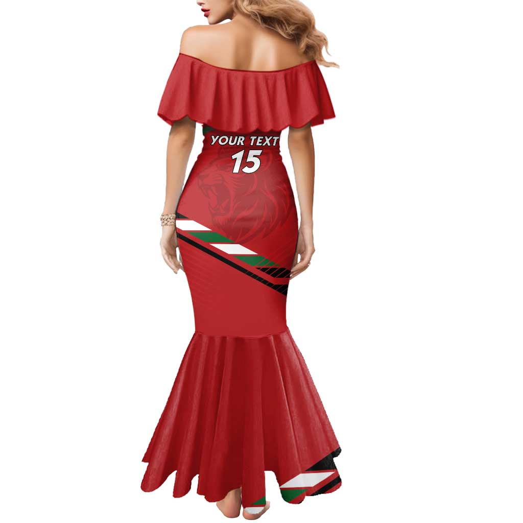 Custom Kenya Volleyball Mermaid Dress We Are Champions
