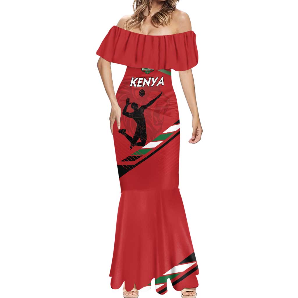 Custom Kenya Volleyball Mermaid Dress We Are Champions