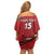 Custom Kenya Volleyball Off Shoulder Short Dress We Are Champions