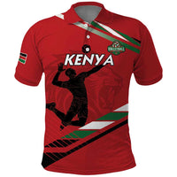 Custom Kenya Volleyball Polo Shirt We Are Champions