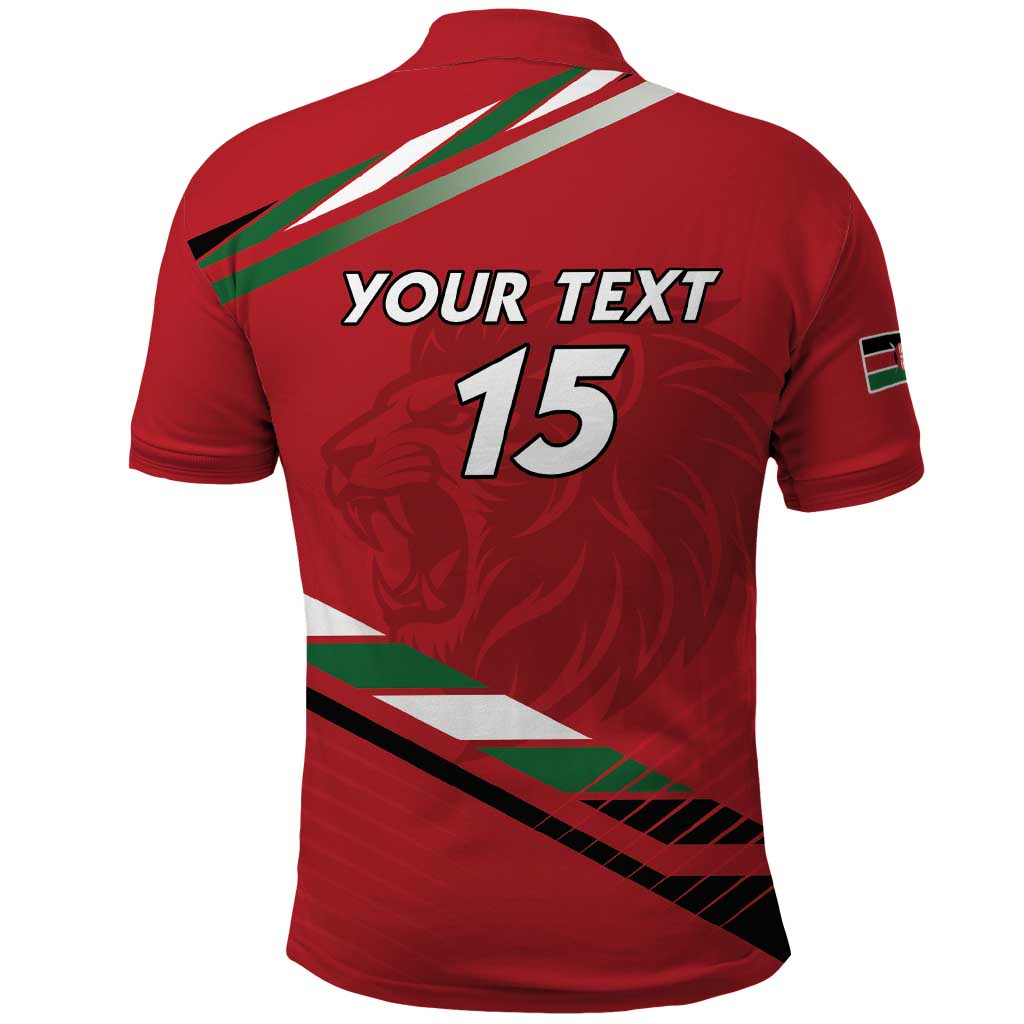 Custom Kenya Volleyball Polo Shirt We Are Champions