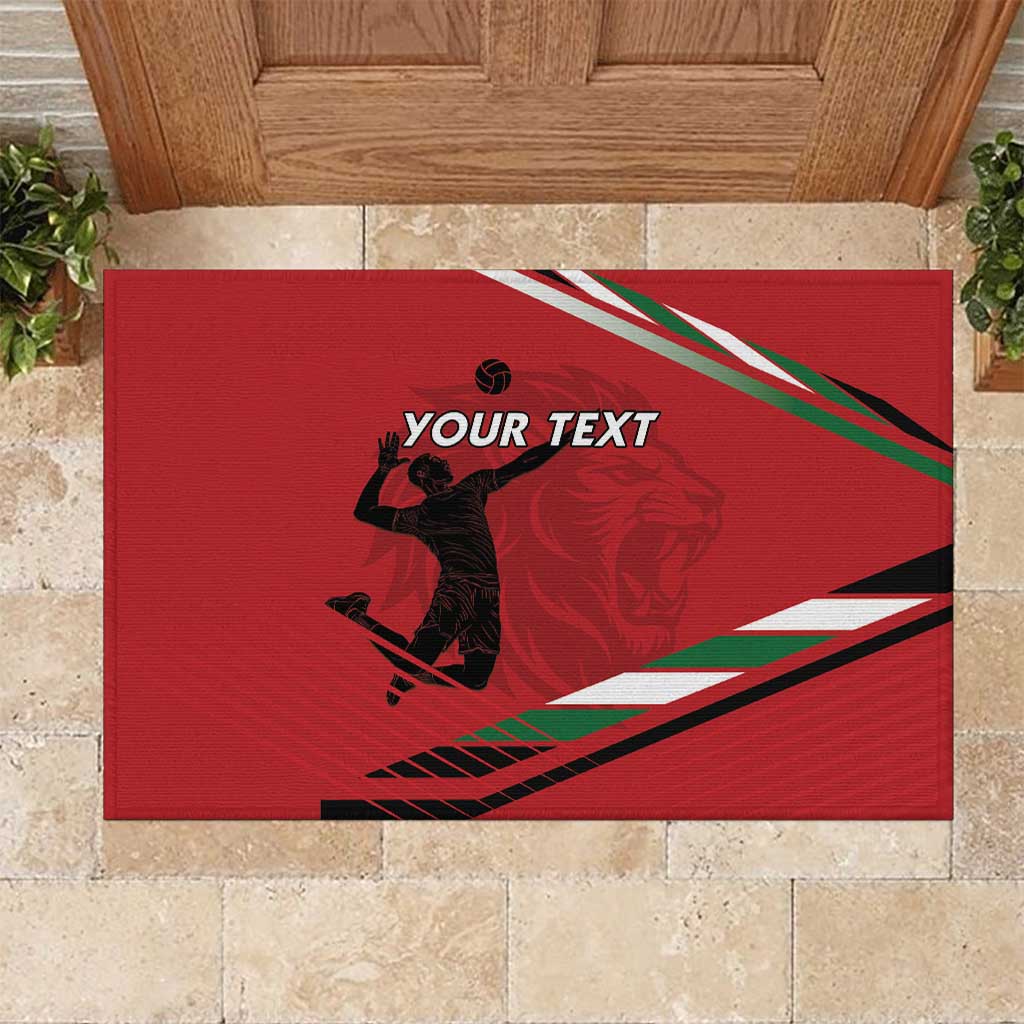 Custom Kenya Volleyball Rubber Doormat We Are Champions