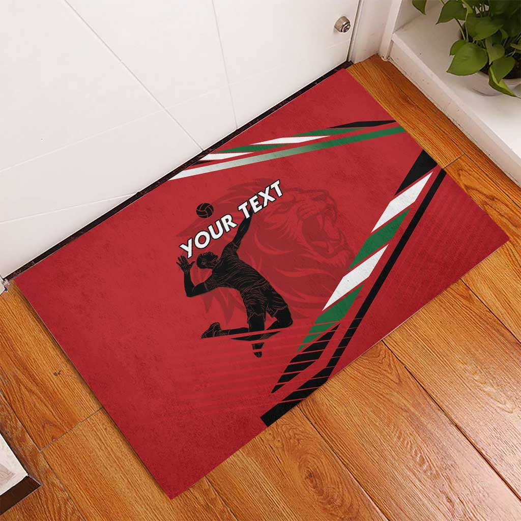 Custom Kenya Volleyball Rubber Doormat We Are Champions