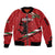 Custom Kenya Volleyball Sleeve Zip Bomber Jacket We Are Champions