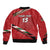 Custom Kenya Volleyball Sleeve Zip Bomber Jacket We Are Champions
