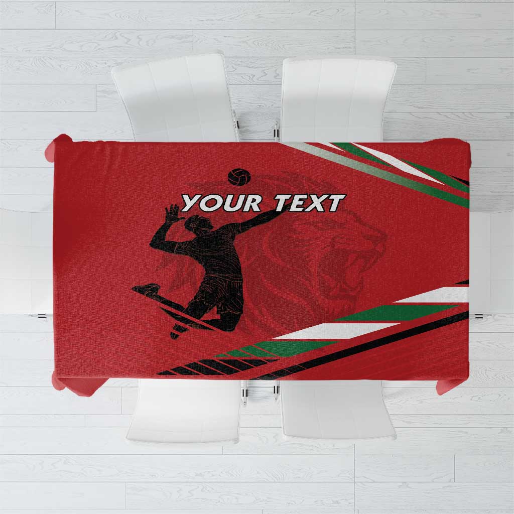 Custom Kenya Volleyball Tablecloth We Are Champions