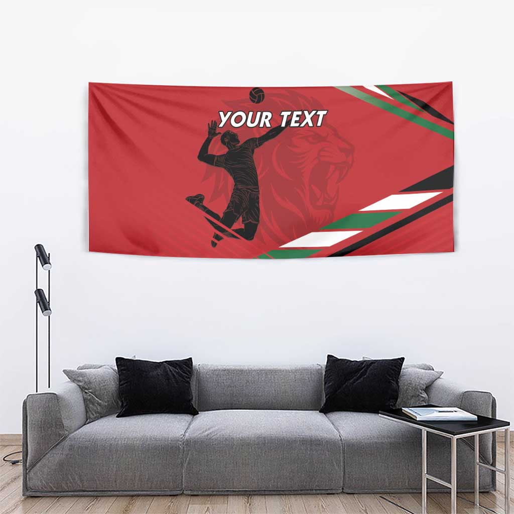Custom Kenya Volleyball Tapestry We Are Champions